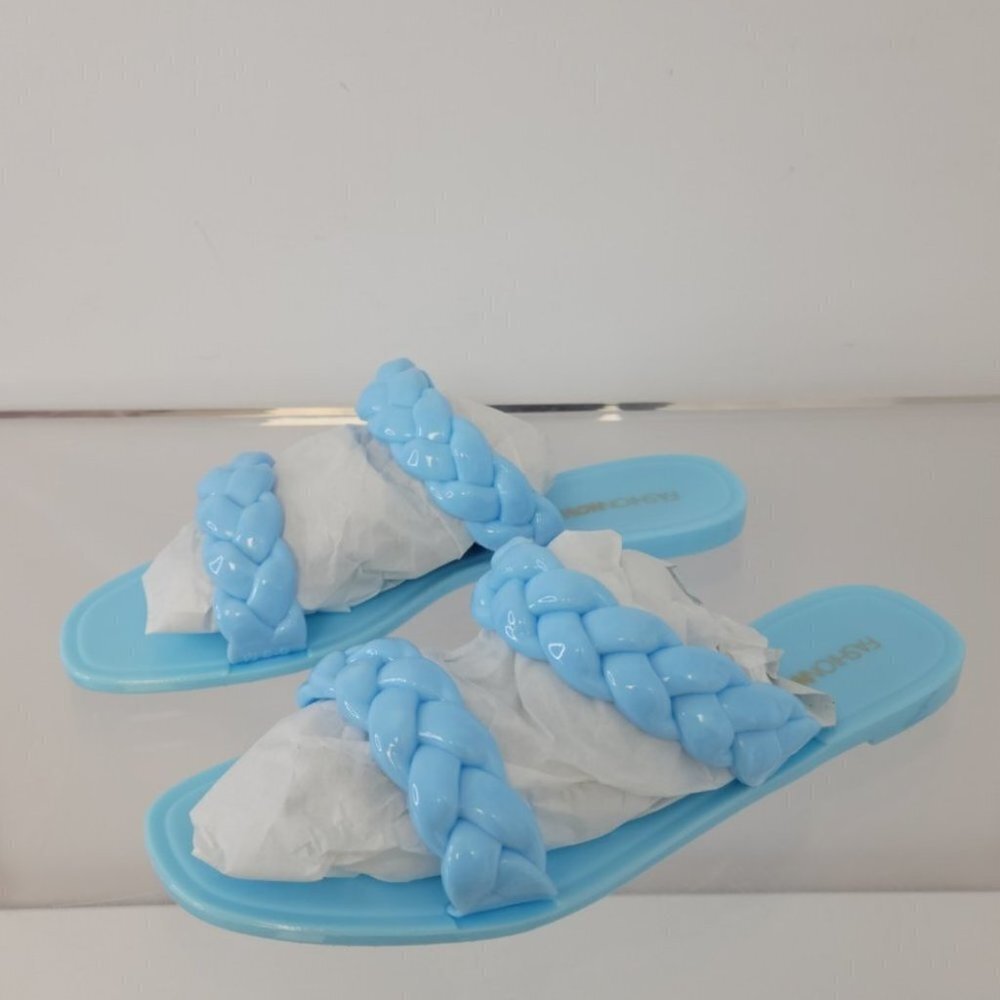 Fashion Nova Braided Jelly Sandals